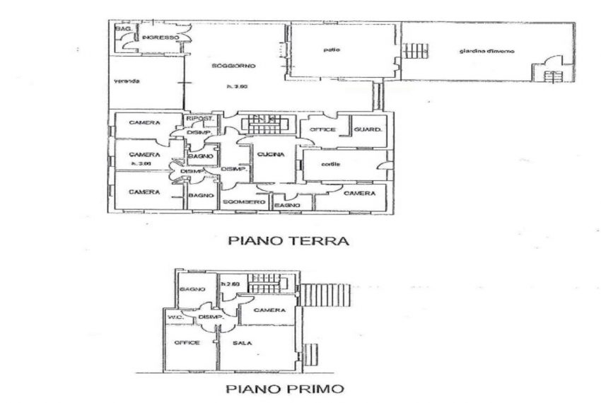 Villa via Ronco 42 ground and first floor