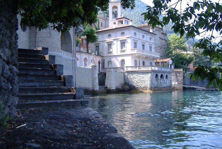 View of the Mansion from the lake