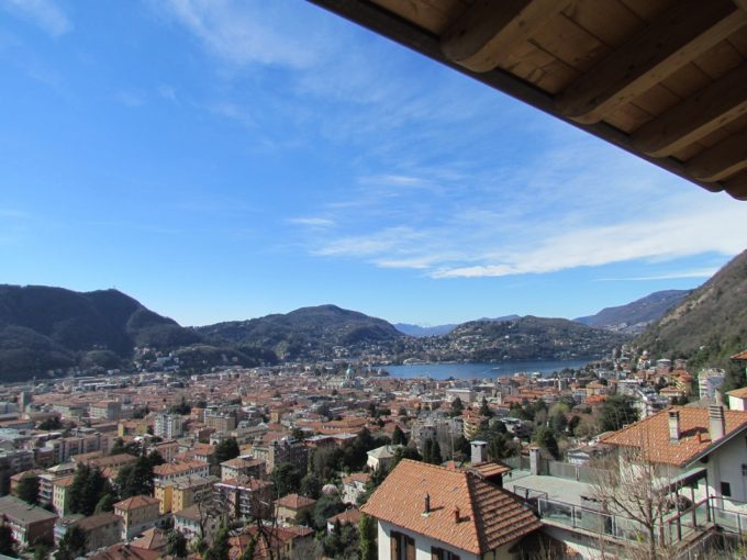 Como city view apartment panoramic terrace lakeview