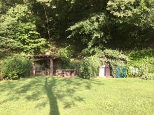 garden BBQ area