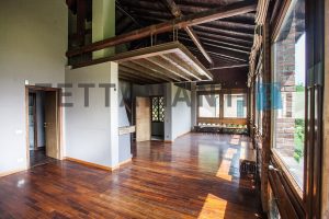 ample living area lake view
