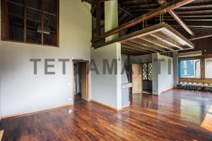 ample living area lake view