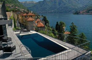 lake como swimming pool
