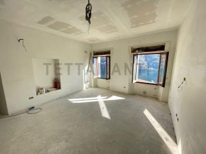 kitchen and living room