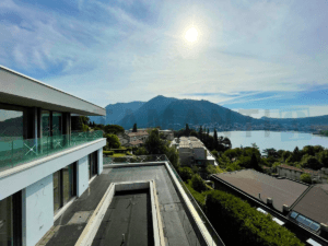 villa swimming pool lake como panorama