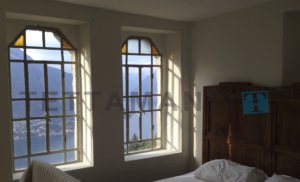 lake view from the garden Torno villa for sale