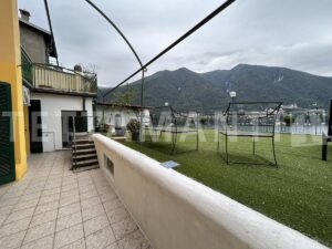 terrace with lake view