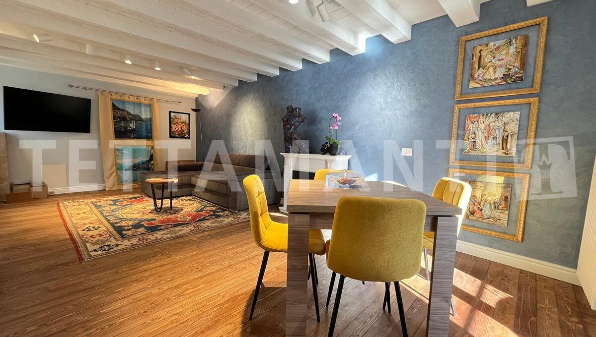 Moltrasio- apartment with terrace lake view for sale