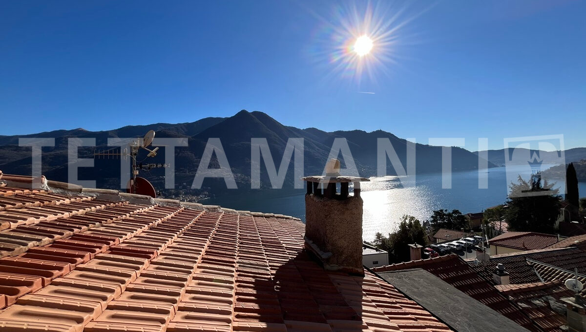 Moltrasio- apartment with terrace lake view for sale