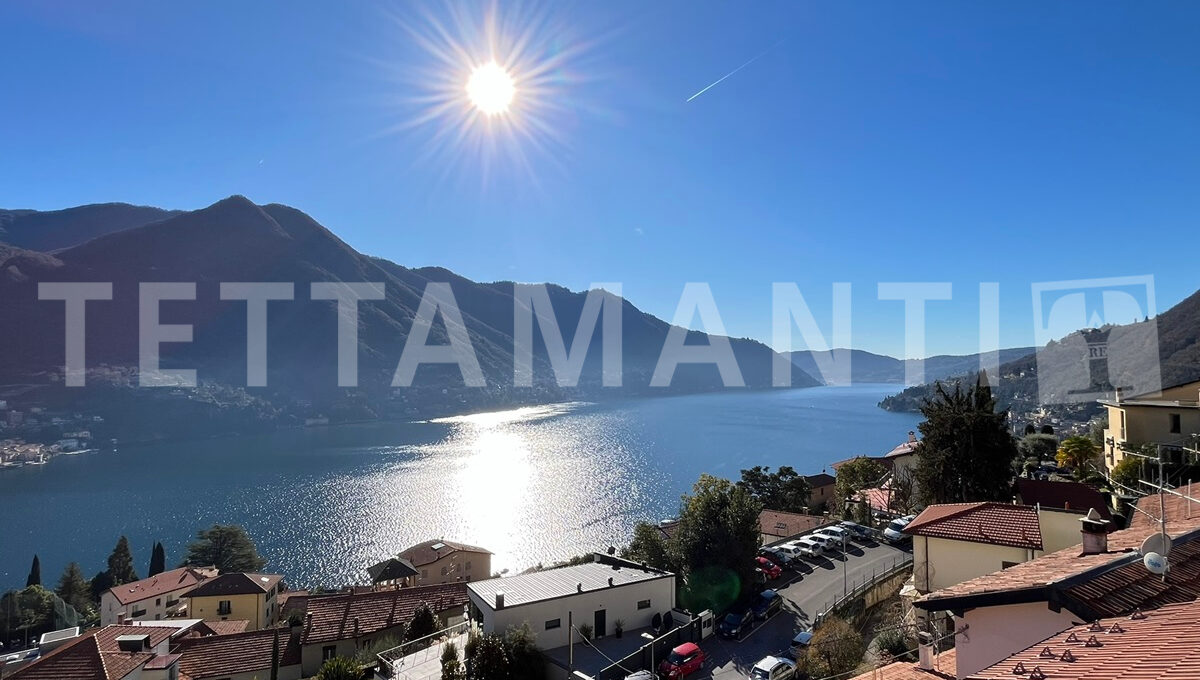 Moltrasio- apartment with terrace lake view for sale