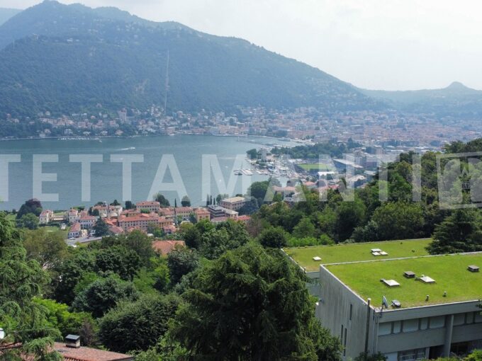 VILLA LAKE COMO VIEW over city and panorama