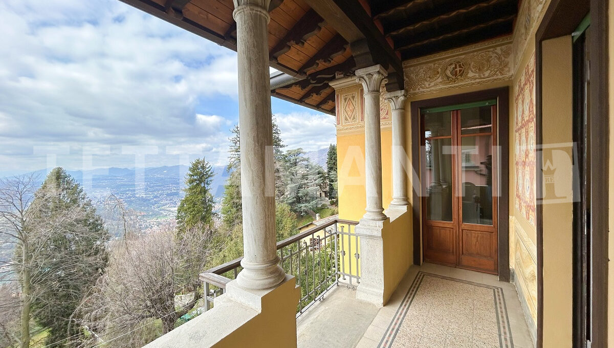 art nouveau villa for sale como brunate