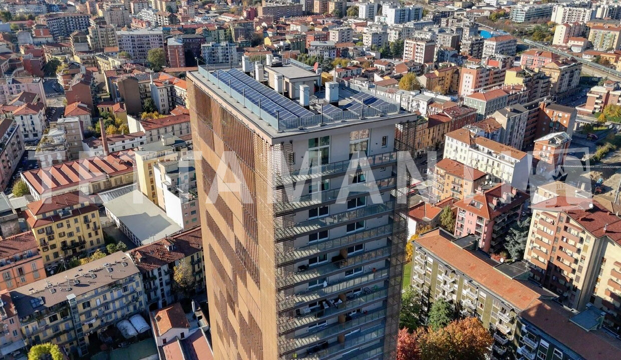 Attico Milano vista città classe A14