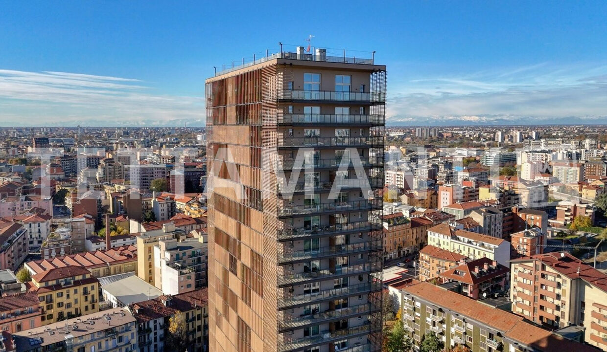 Attico Milano vista città classe A26